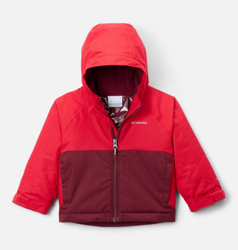 Boys' Toddler Alpine Action III Jacket, Color: Rich Wine Melange, Mountain Red, image 1