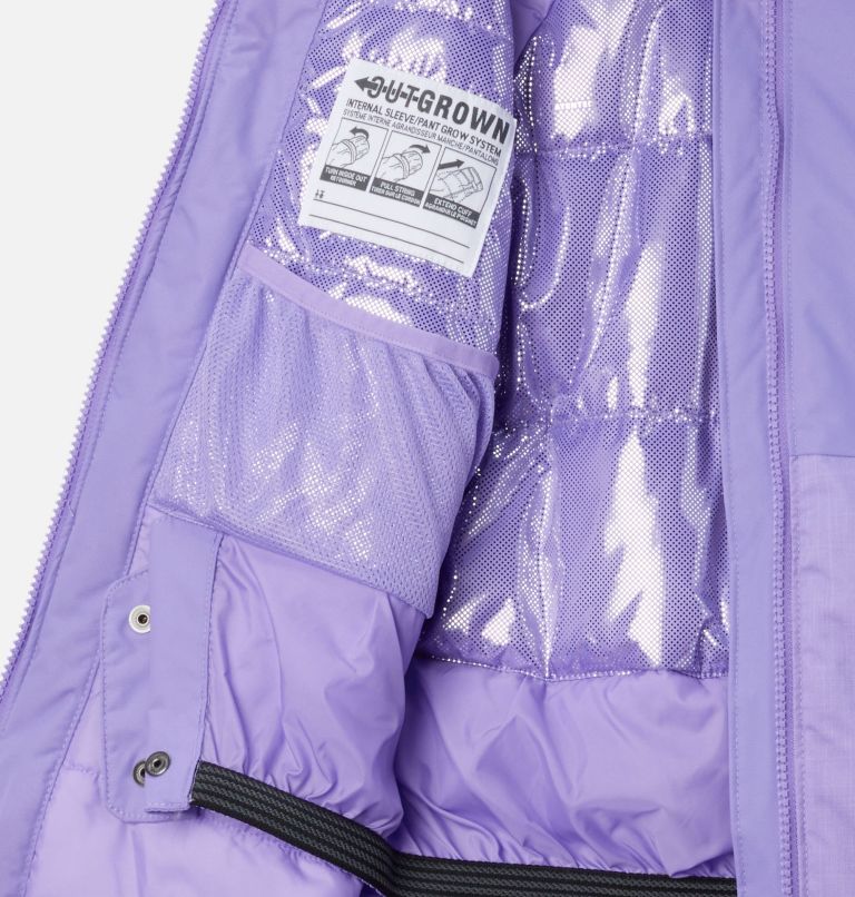 Girls' Alpine Action III Jacket, Color: Paisley Purple Melange, Paisley Purple, image 3