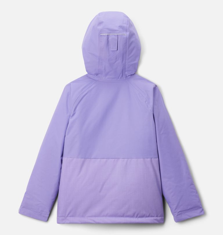 Girls' Alpine Action III Jacket, Color: Paisley Purple Melange, Paisley Purple, image 2