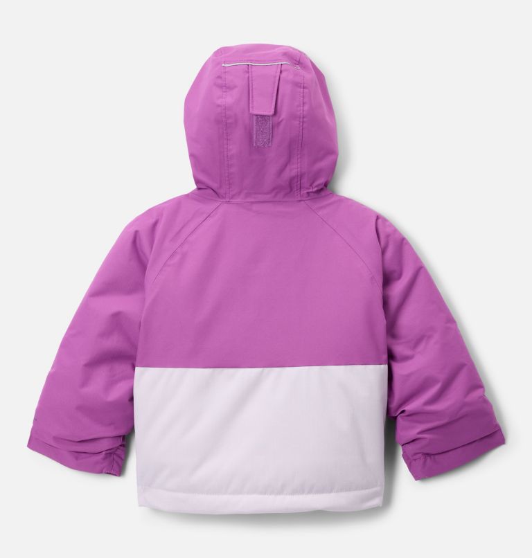 Girls' Toddler Alpine Action III Jacket, Color: Lavender Pearl Melange, Razzle, image 2