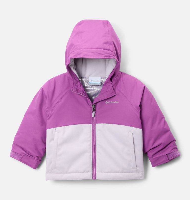 Girls' Toddler Alpine Action III Jacket, Color: Lavender Pearl Melange, Razzle, image 1