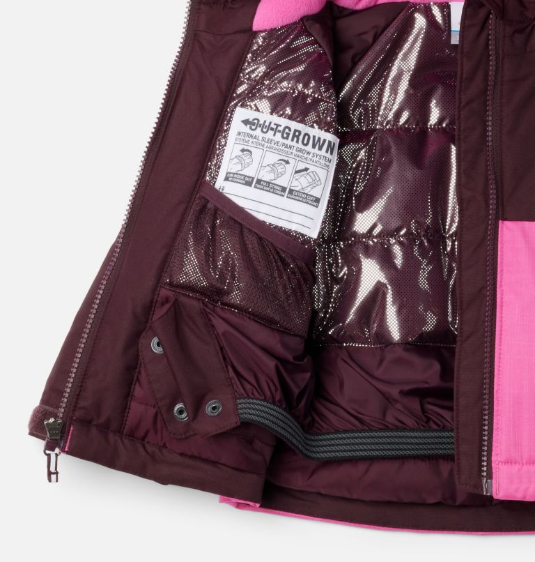 Girls' Toddler Alpine Action III Jacket, Color: Pink Ice Melange, Moonvista, image 3