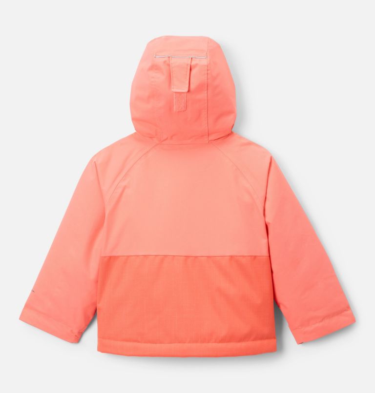 Girls' Toddler Alpine Action III Jacket, Color: Zing Melange, Hot Coral, image 2