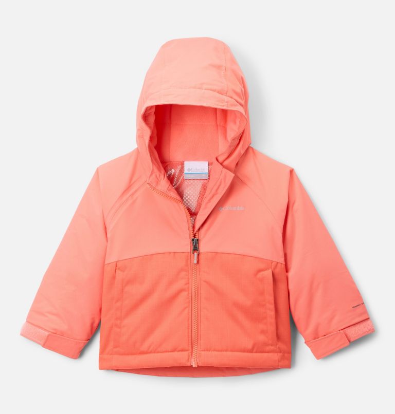 Girls' Toddler Alpine Action III Jacket, Color: Zing Melange, Hot Coral, image 1