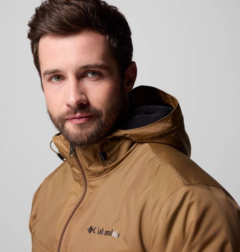Men's Glennaker II Sherpa Lined Jacket, Color: Delta, image 6