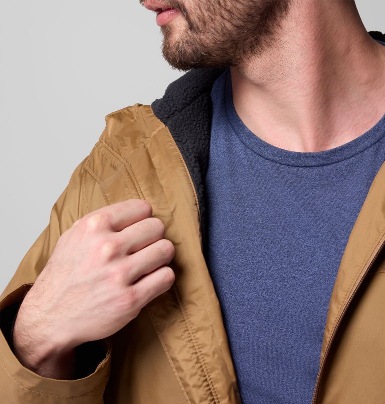 Men's Glennaker II Sherpa Lined Jacket, Color: Delta, image 7