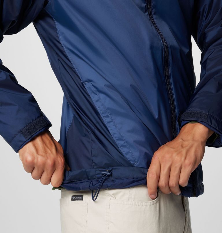 Men's Glennaker II Sherpa Lined Jacket, Color: Collegiate Navy, Dark Mountain, image 7