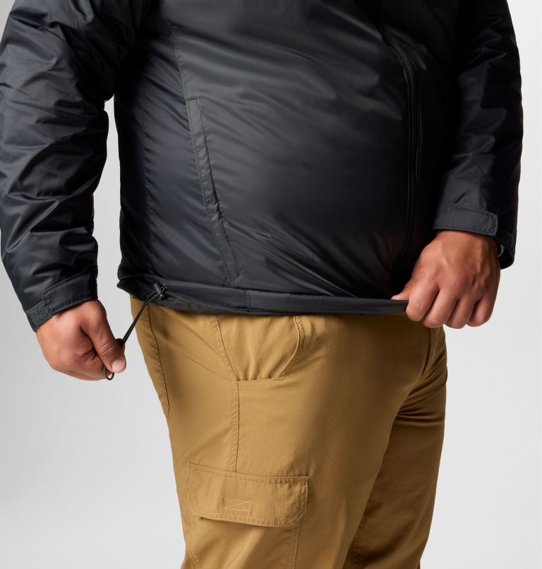 Men's Glennaker II Sherpa Lined Jacket - Big, Color: Black, Shark, image 7