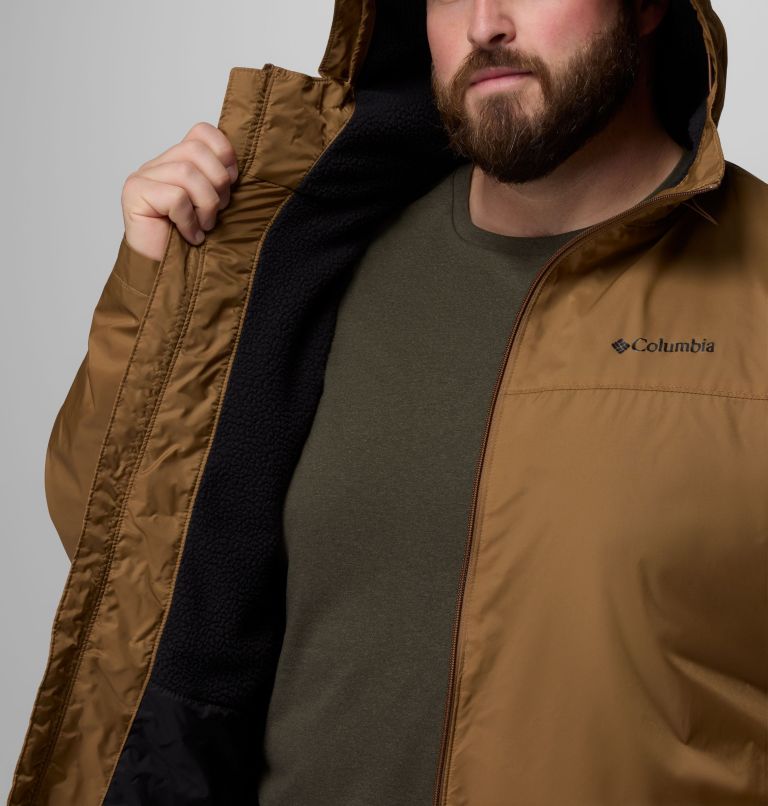 Men's Glennaker II Sherpa Lined Jacket - Big, Color: Delta, image 6