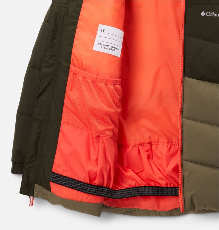 Boys' Arctic Blast II Jacket, Color: Greenscape, Stone Green, image 3