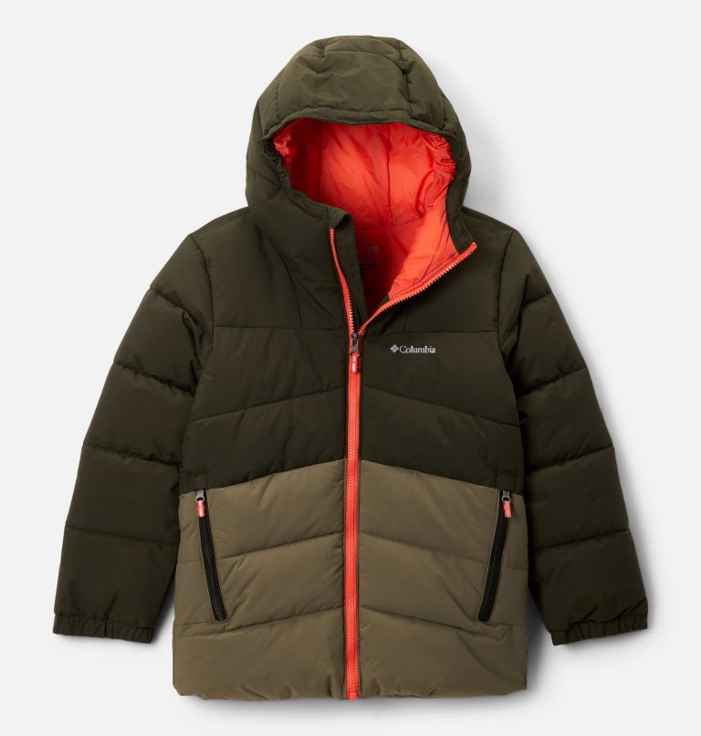 Boys' Arctic Blast II Jacket, Color: Greenscape, Stone Green, image 1