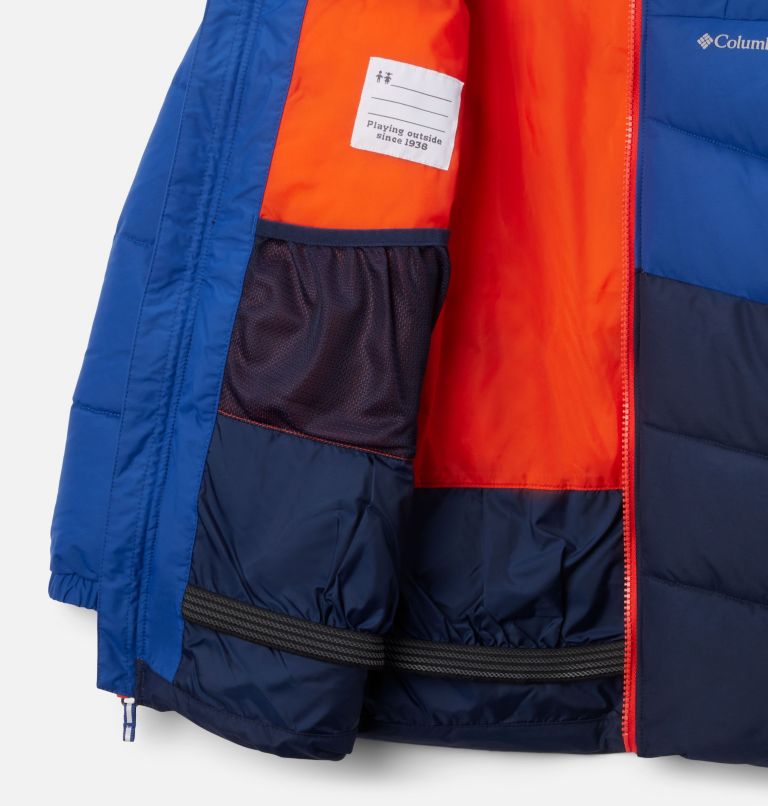 Boys' Arctic Blast II Insulated Ski Jacket, Color: Mountain Blue, Collegiate Navy, image 3