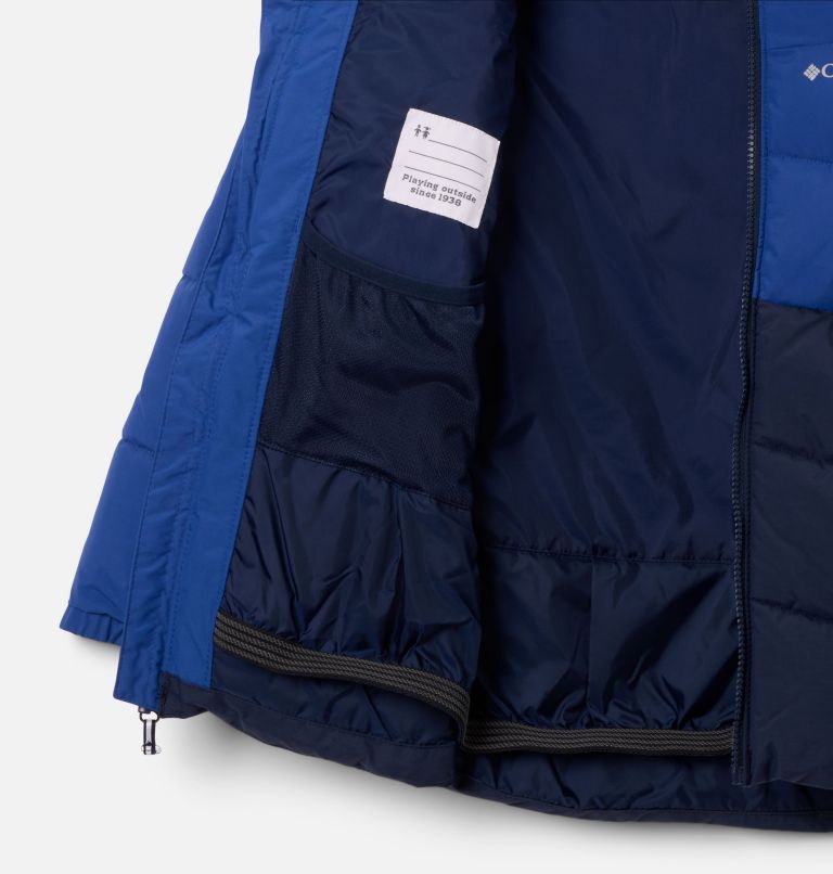 Boys' Arctic Blast II Jacket, Color: Mountain Blue, Collegiate Navy, image 3