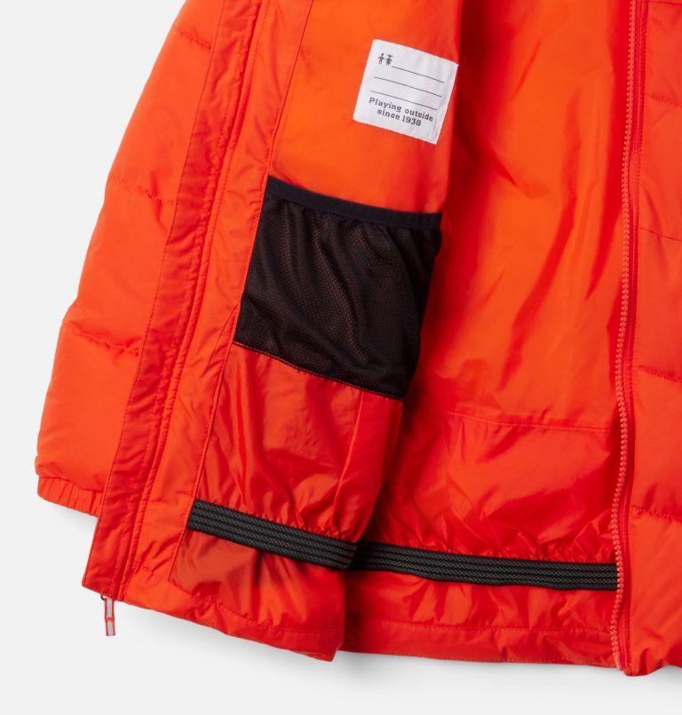 Boys' Arctic Blast II Insulated Ski Jacket, Color: Spicy, image 3