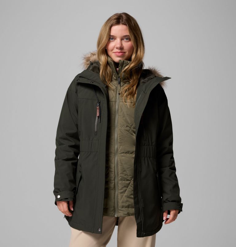 Women's Payton Pass II Interchange Jacket, Color: Greenscape, image 10
