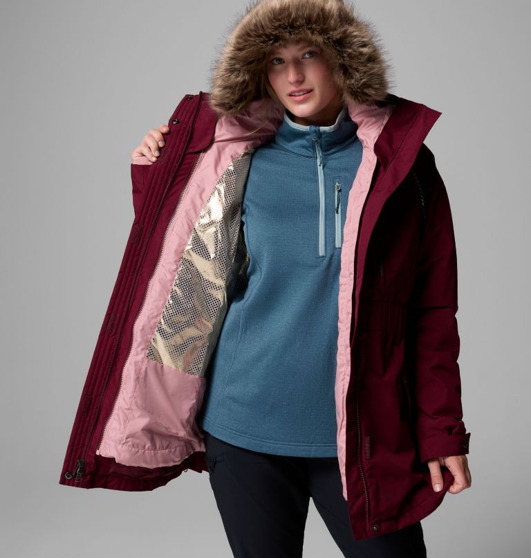 Women's Payton Pass II Interchange Jacket, Color: Rich Wine, image 7
