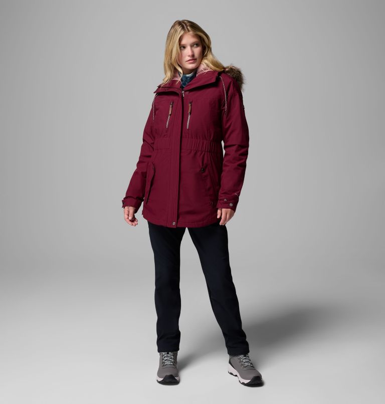 Women's Payton Pass II Interchange Jacket, Color: Rich Wine, image 2