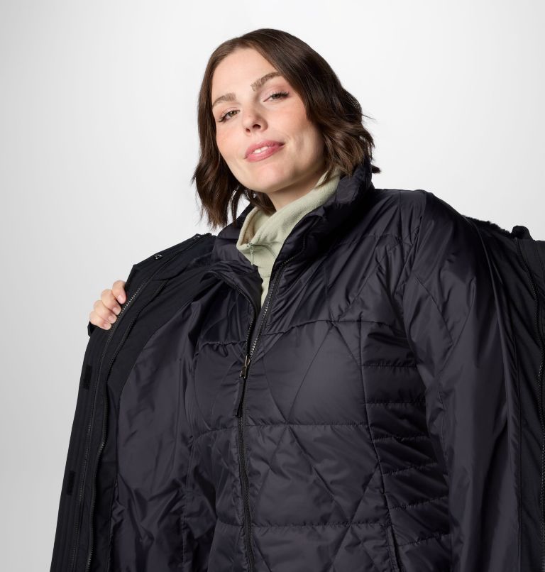 Women's Payton Pass II Interchange Jacket - Plus Size, Color: Black, image 8