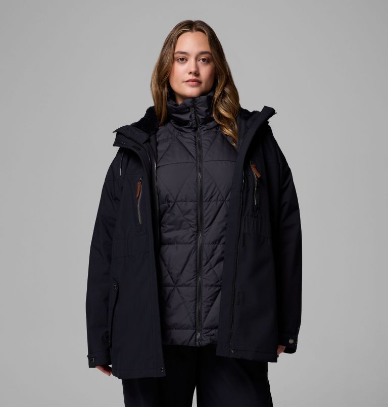 Women's Payton Pass II Interchange Jacket - Plus Size, Color: Black, image 5