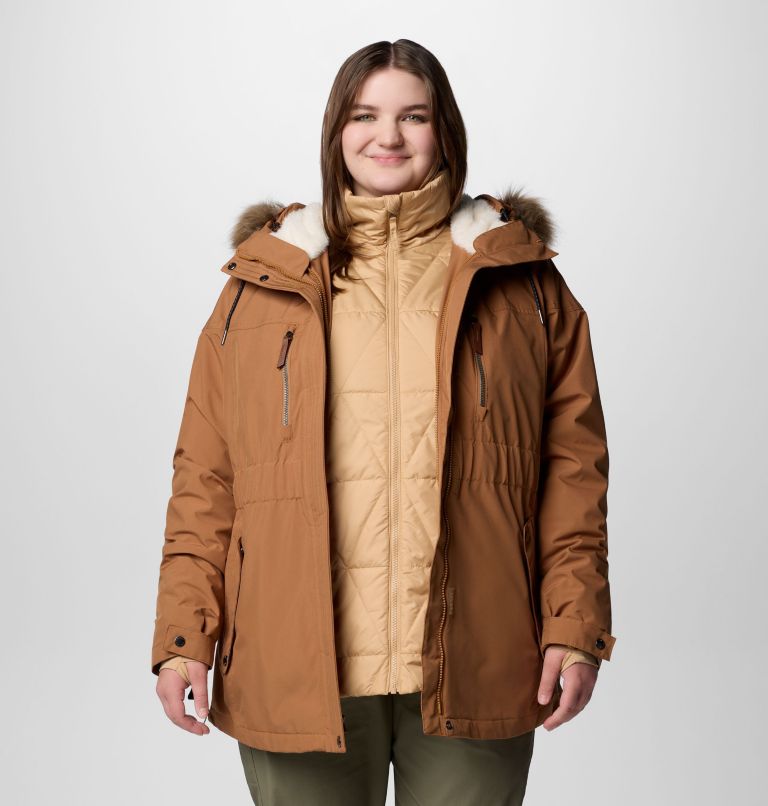 Women's Payton Pass II Interchange Jacket - Plus Size, Color: Camel Brown, image 8