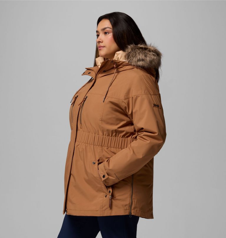 Manteau Payton Pass II Interchange pour femmes – Grandes tailles, Color: Camel Brown, image 4
