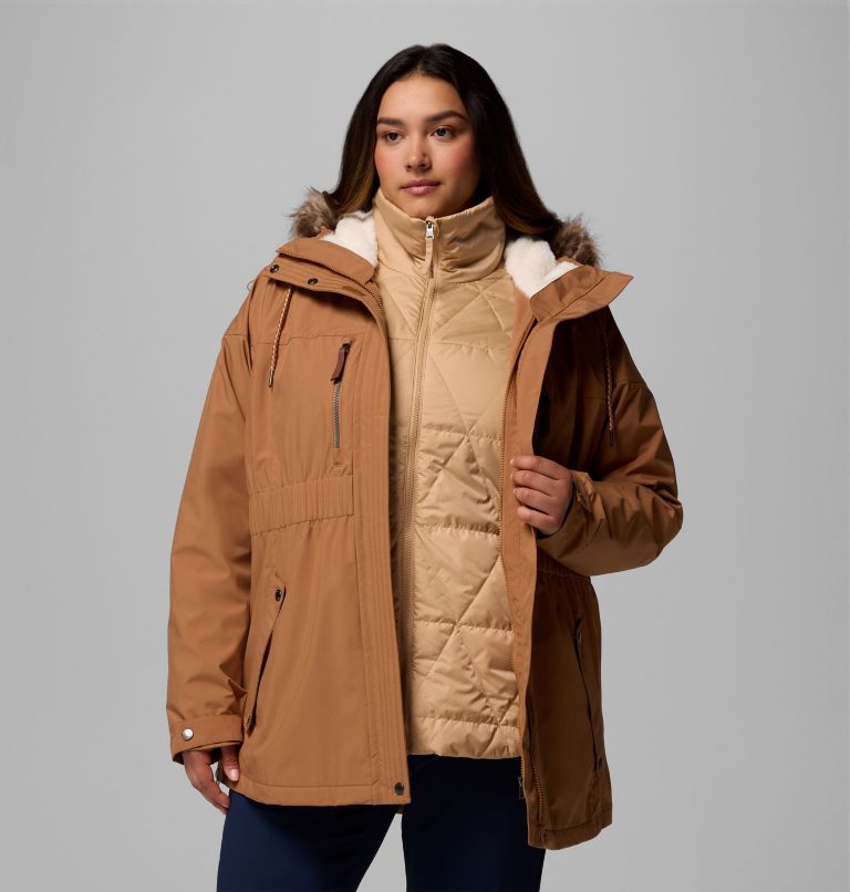 Manteau Payton Pass II Interchange pour femmes – Grandes tailles, Color: Camel Brown, image 5