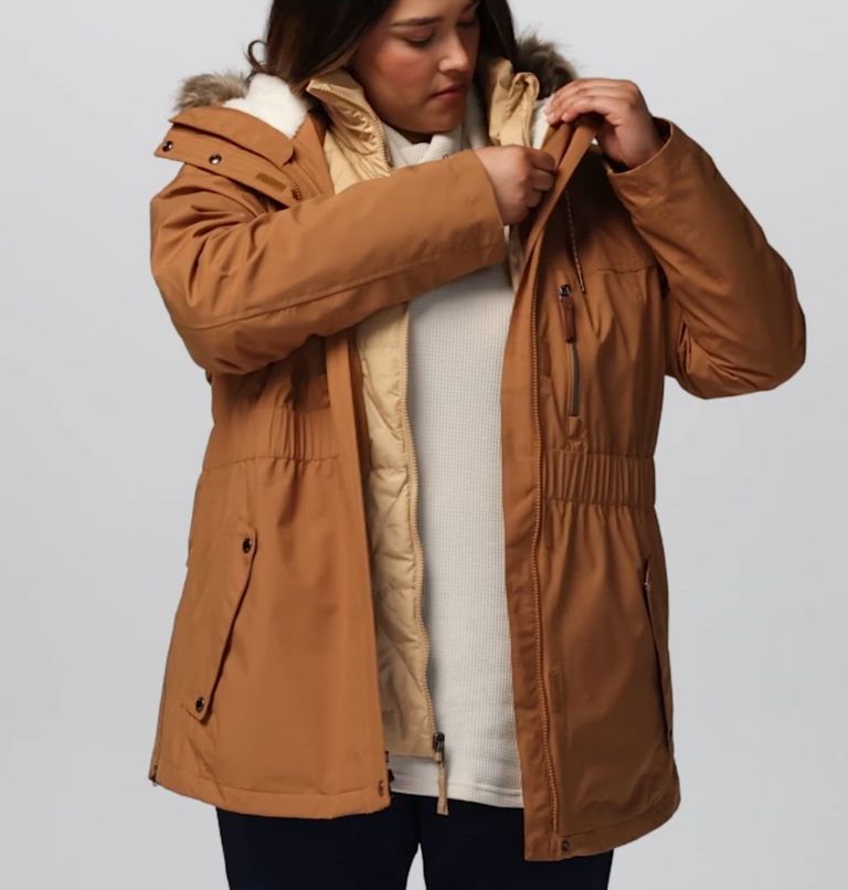 Women's Payton Pass II Interchange Jacket - Plus Size, Color: Camel Brown