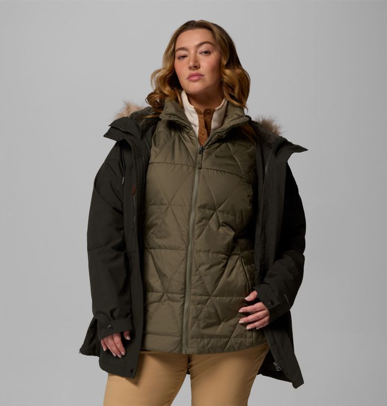 Women's Payton Pass II Interchange Jacket - Plus Size, Color: Greenscape, image 5