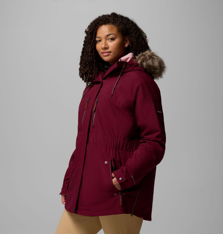 Women's Payton Pass II Interchange Jacket - Plus Size, Color: Rich Wine, image 4