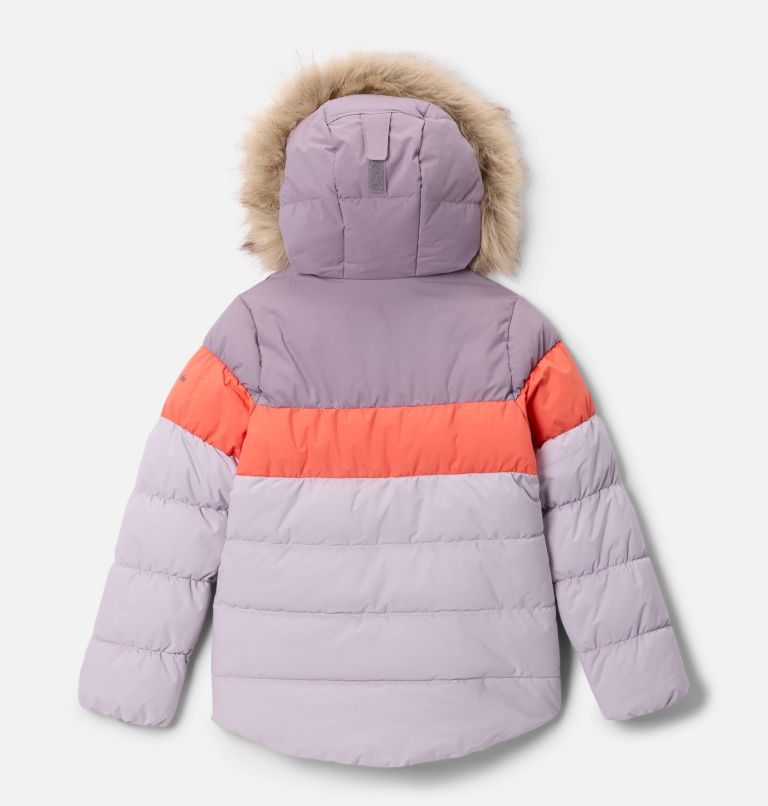 Girls' Arctic Blast III Jacket, Color: Lavender Pearl, Zing, Shale Purple, image 2