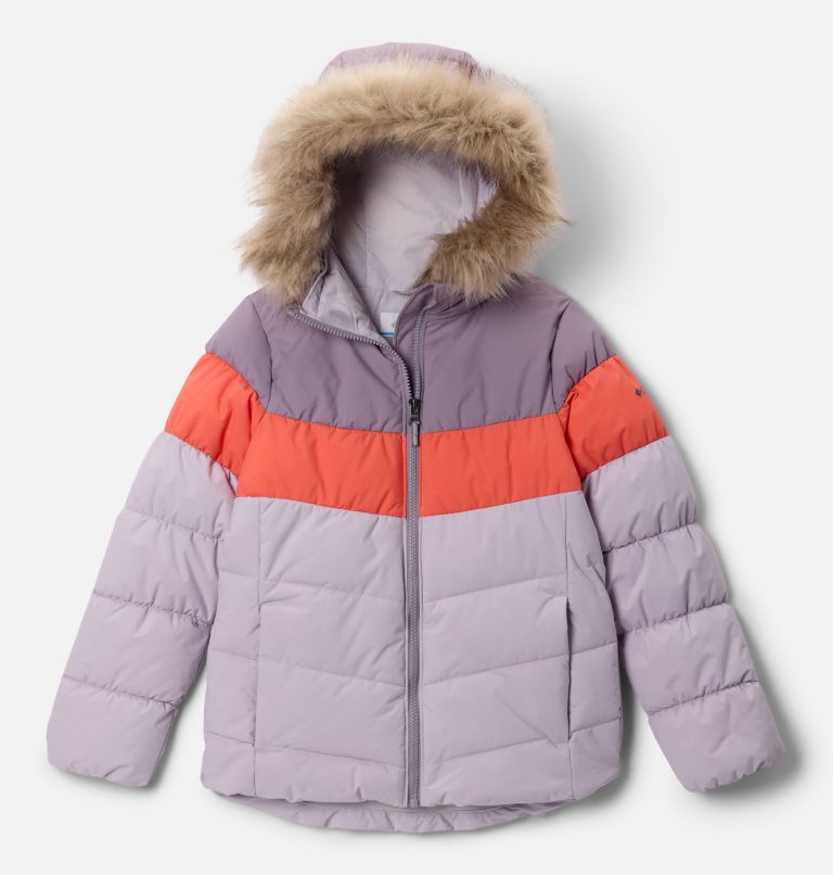 Girls' Arctic Blast III Jacket, Color: Lavender Pearl, Zing, Shale Purple, image 1