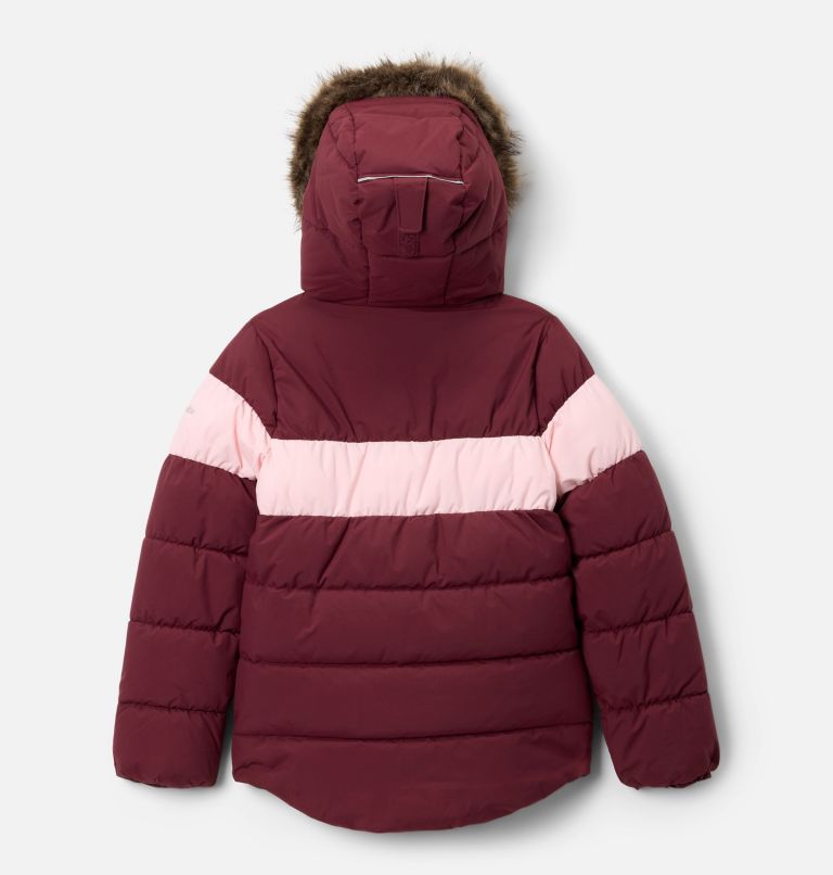 Girls' Arctic Blast III Jacket, Color: Rich Wine, Satin pink, image 2