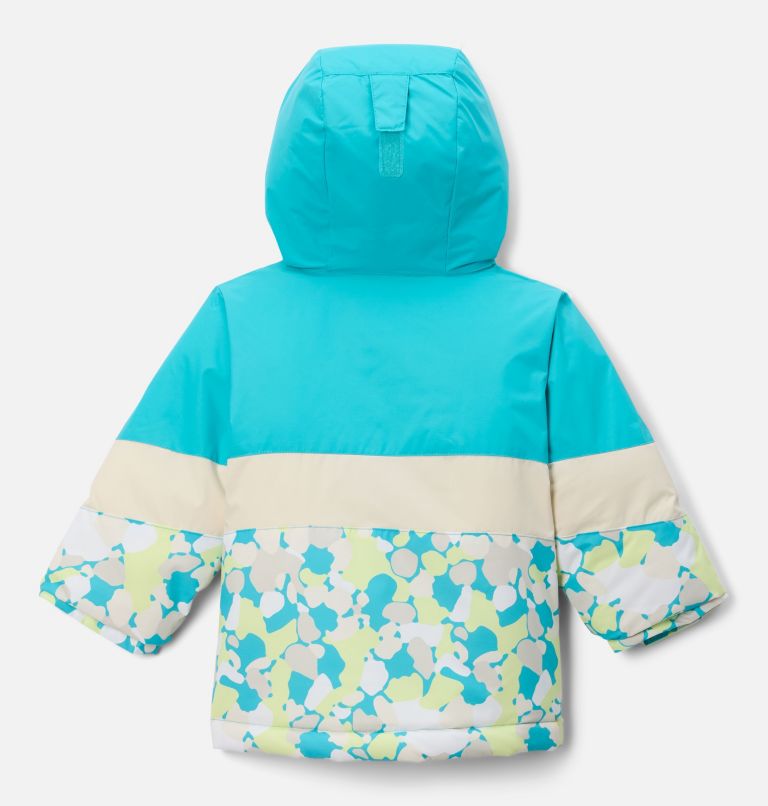 Girls' Toddler Horizon Ride III Jacket, Color: Geyser Winterbloom, Chalk, image 2
