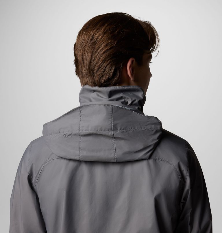 Men's Glennaker Lake II Rain Jacket, Color: City Grey, image 6