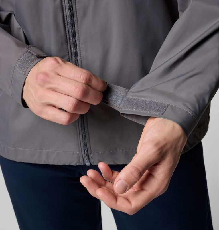 Men's Glennaker Lake II Rain Jacket, Color: City Grey, image 7