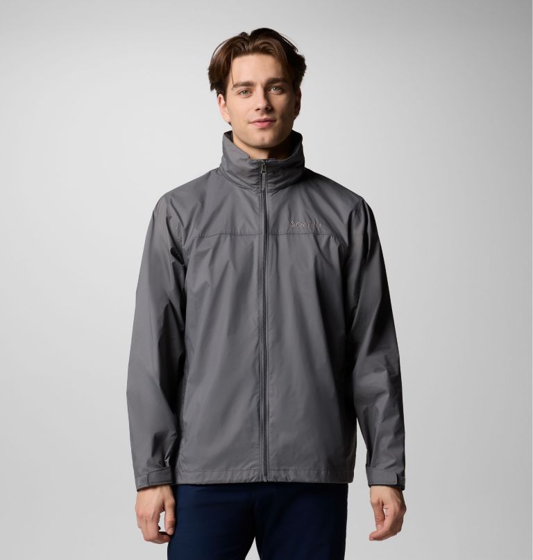 Men's Glennaker Lake II Rain Jacket, Color: City Grey, image 1