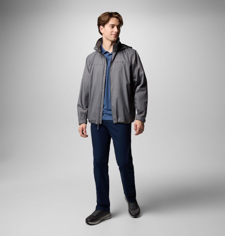 Men's Glennaker Lake II Rain Jacket, Color: City Grey, image 2
