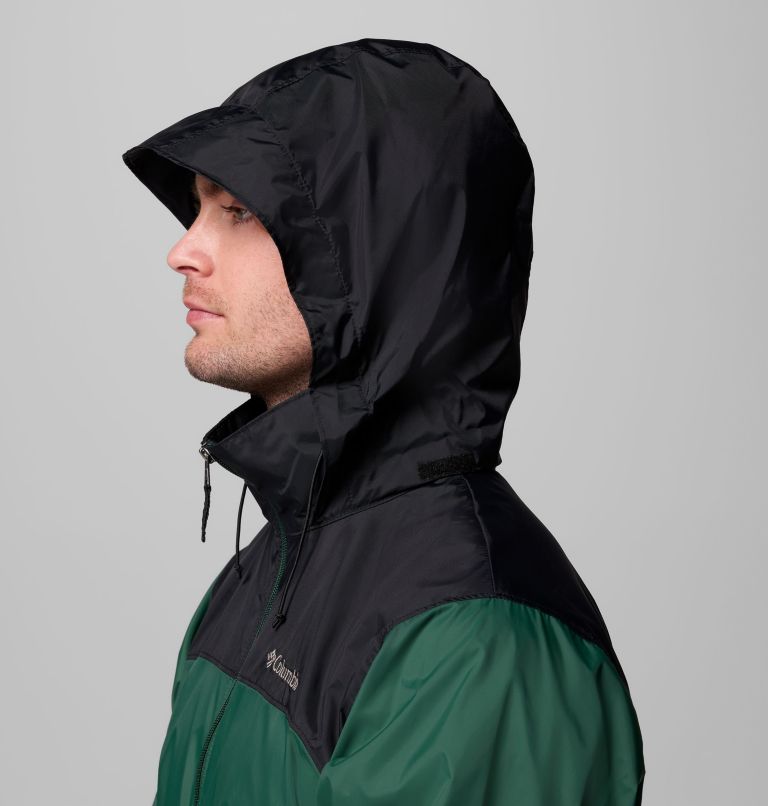 Men's Glennaker Lake II Rain Jacket, Color: Rain Forest, Black, image 8