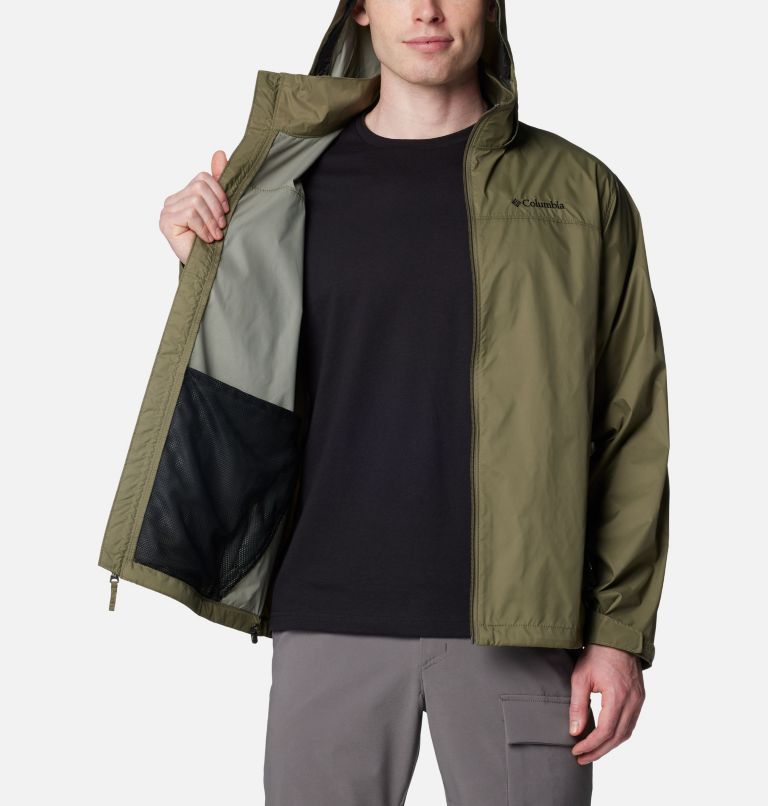 Men's Glennaker Lake II Rain Jacket, Color: Stone Green, image 5