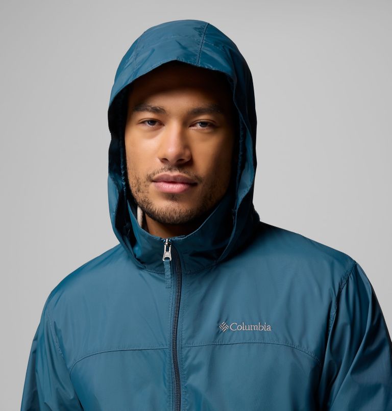 Men's Glennaker Lake II Rain Jacket, Color: Everblue, image 6