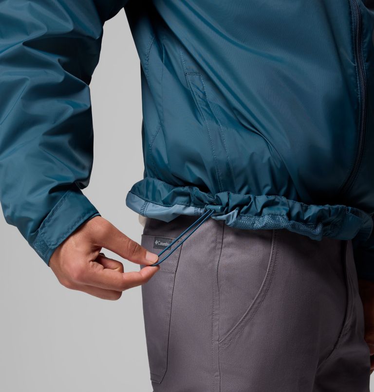 Men's Glennaker Lake II Rain Jacket, Color: Everblue, image 7