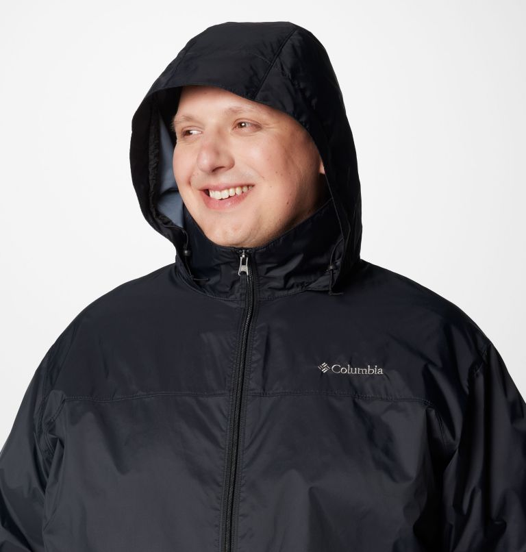Men's Glennaker Lake II Rain Jacket - Big, Color: Black, image 5