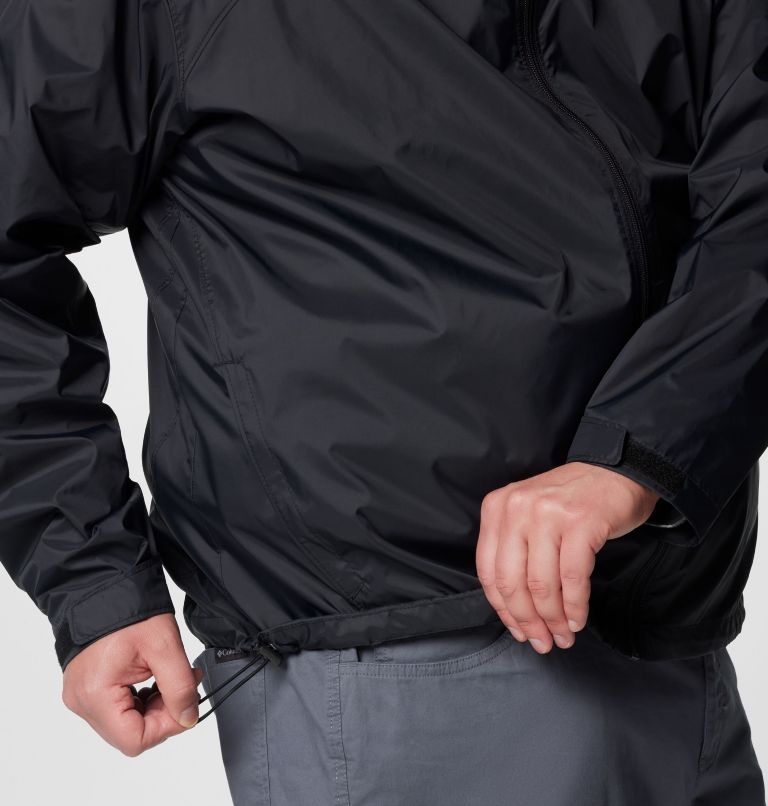 Men's Glennaker Lake II Rain Jacket - Big, Color: Black, image 7