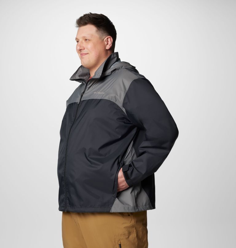 Men's Glennaker Lake II Rain Jacket - Big, Color: Black, City Grey, image 4