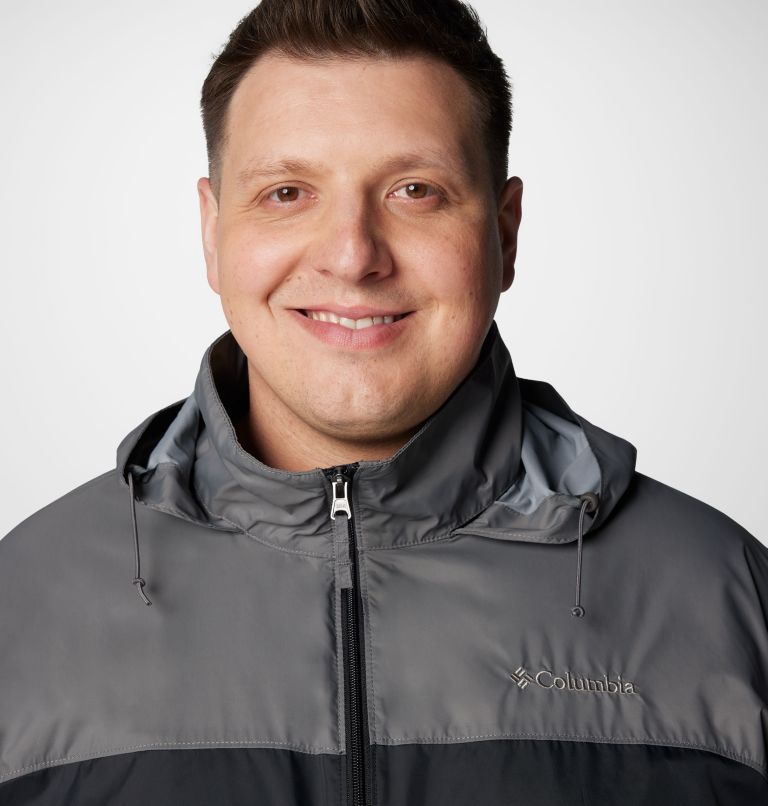 Men's Glennaker Lake II Rain Jacket - Big, Color: Black, City Grey, image 5