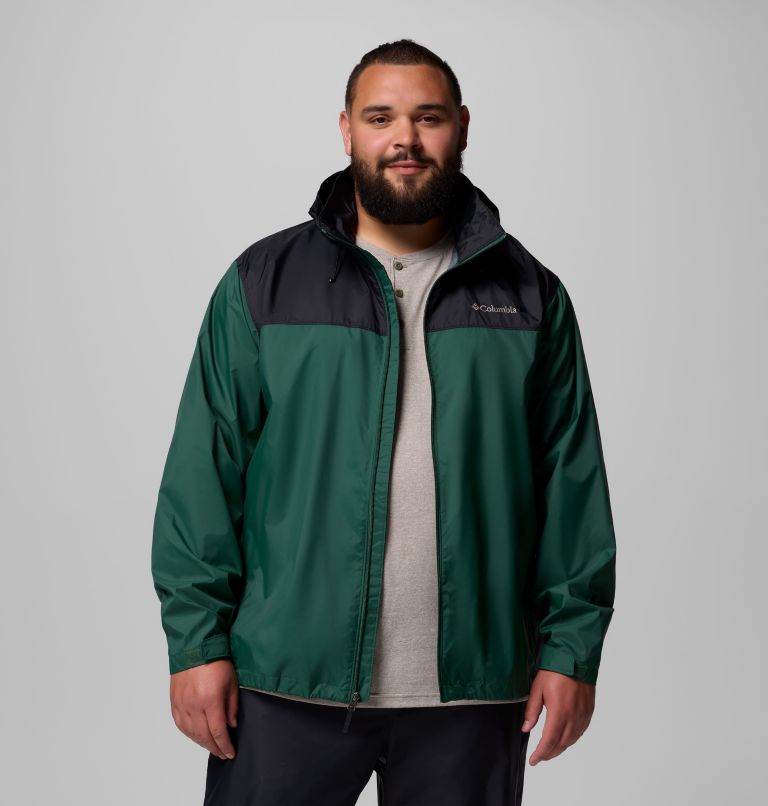 Men's Glennaker Lake II Rain Jacket - Big, Color: Rain Forest, Black, image 5