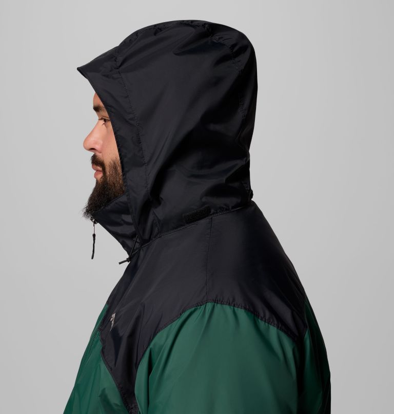 Men's Glennaker Lake II Rain Jacket - Big, Color: Rain Forest, Black, image 8