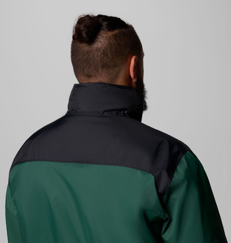 Men's Glennaker Lake II Rain Jacket - Big, Color: Rain Forest, Black, image 9