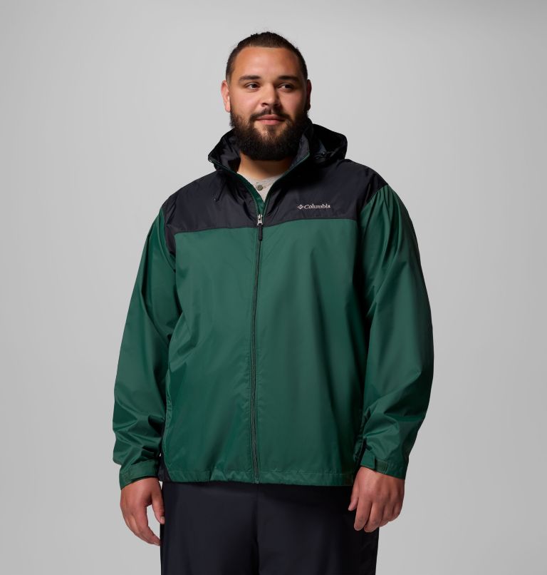 Men's Glennaker Lake II Rain Jacket - Big, Color: Rain Forest, Black, image 1