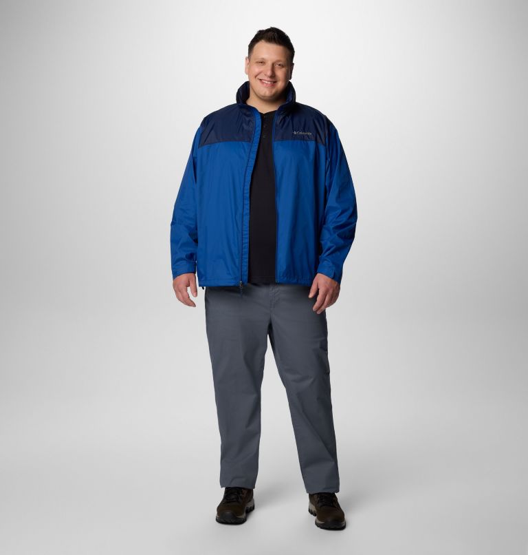 Men's Glennaker Lake II Rain Jacket - Big, Color: Mountain Blue, Collegiate Navy, image 3